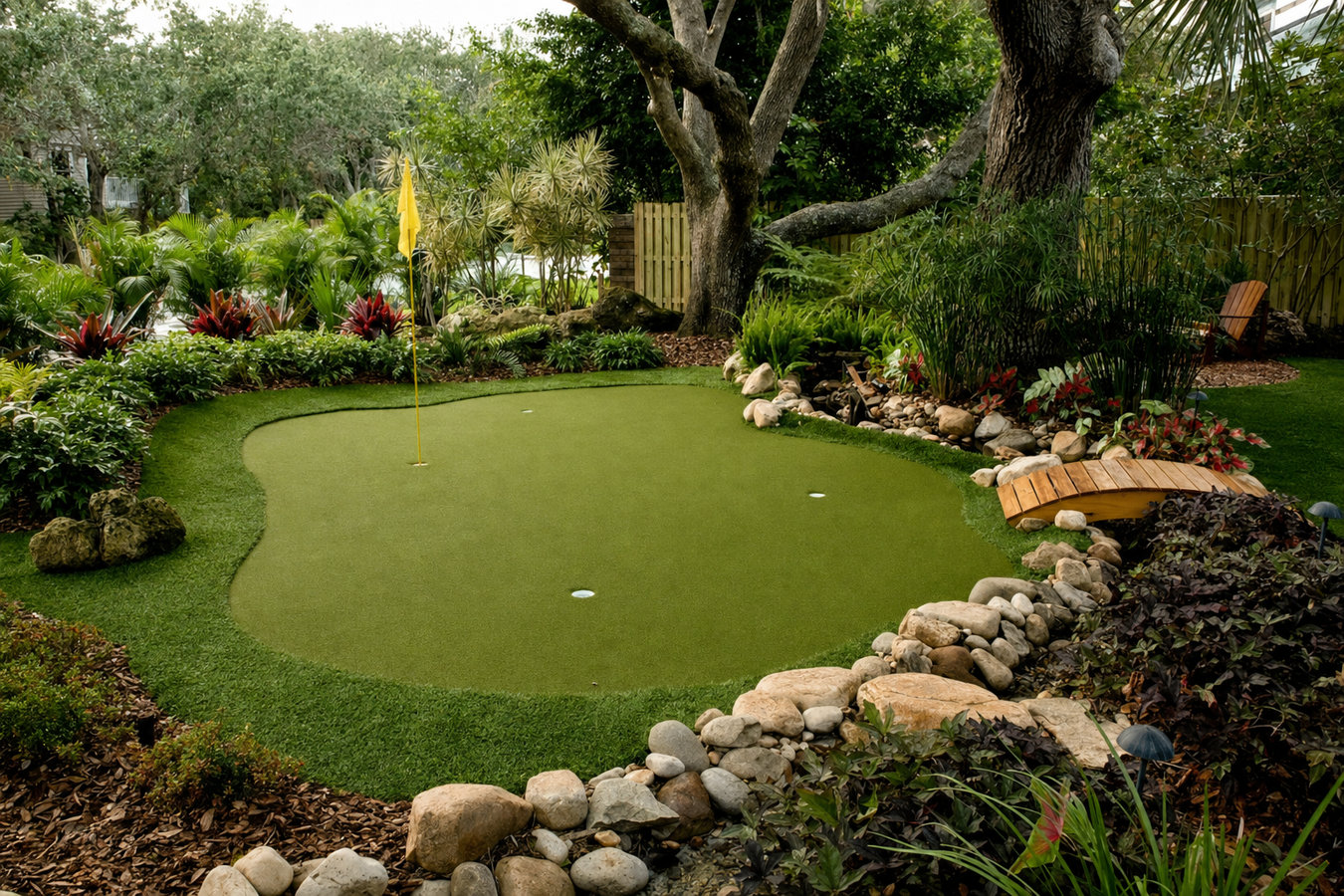 Putting green turf in Port Orange, FL