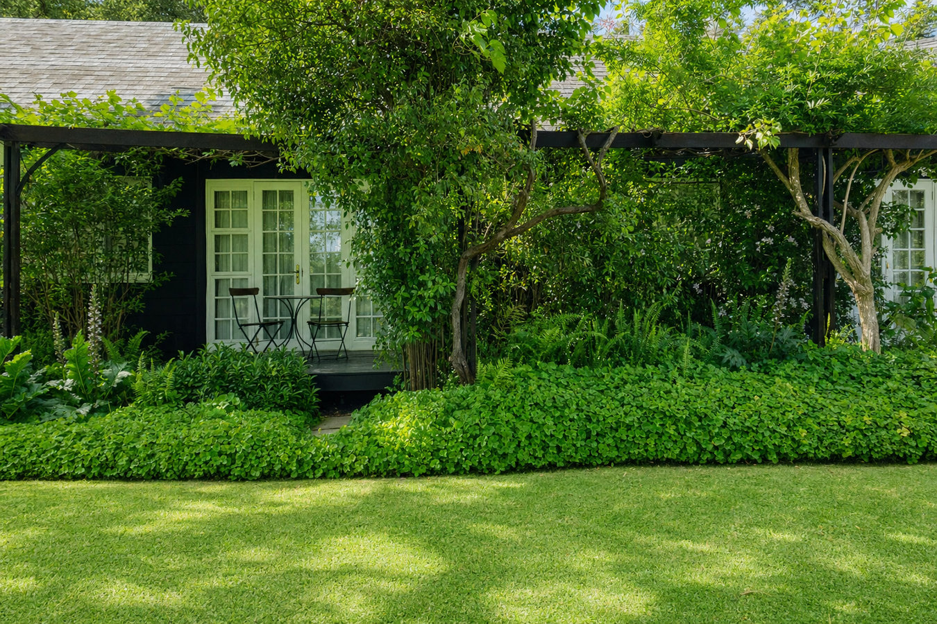 Residential turf installation